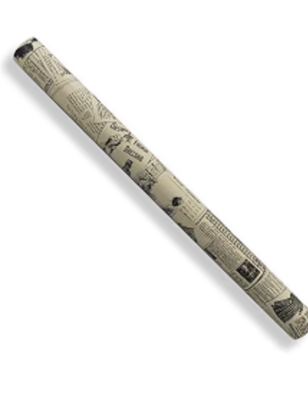 NWT Vinyl Peel & Stick Wallpaper Newspaper, roll covers 14.5 sq ft